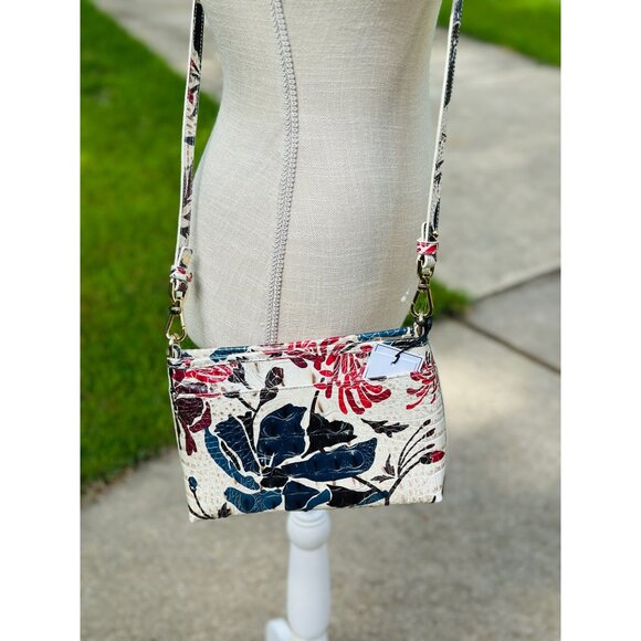 Brahmin Vida Extravaganza Melbourne Leather Crossbody T49176040001313 NWT - Picture 2 of 16